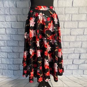 HELL BUNNY LILIANA 50'S SKIRT NWT